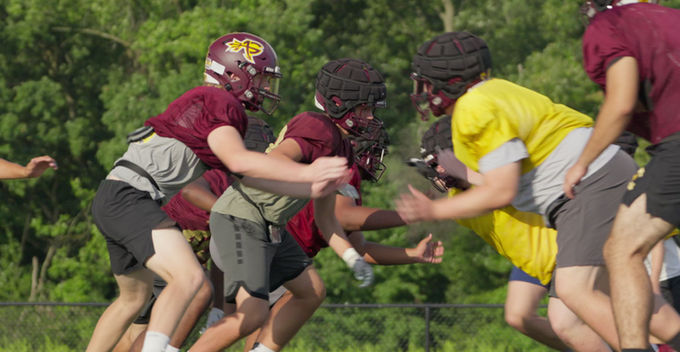 Avon Grove Football Practice